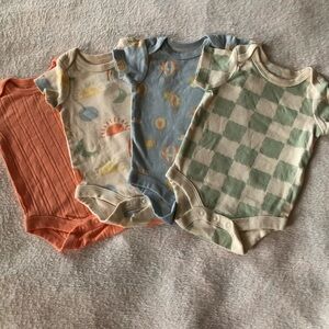 Cozy Cotton Newborn Baby Bodysuit Set